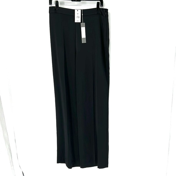 Lela rose NWT Black Wide-Leg Trousers women’s 10 - Picture 1 of 11